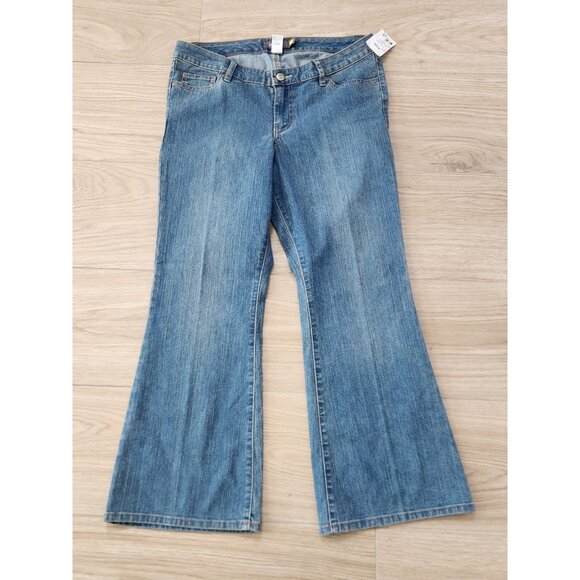 Lane Bryant Venezia Stretch Flare Jeans Boho Blue Womens Size 2 Petite NEW NWT‎ - Picture 2 of 11